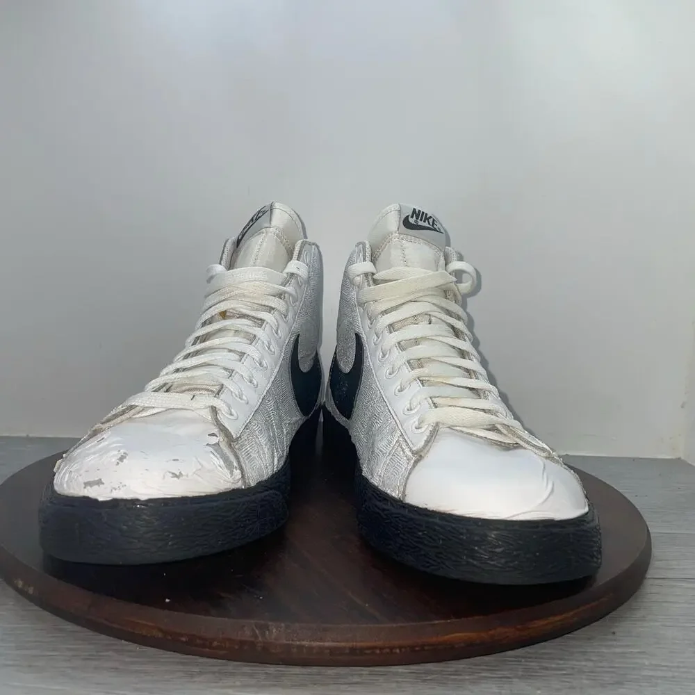 Nike Blazer High Top Mens Size 11 Blaze Shoes 316664-102 Sneakers *FLAWS*